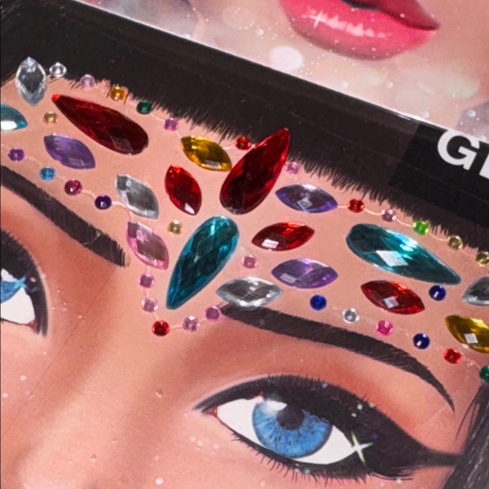 Colorful Face Gems and Stickers Set 9 PACKS BRAND NEW